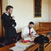Rechtsanwälte Wullbrandt und Stehr im Mordprozess am Landgericht Ellwangen