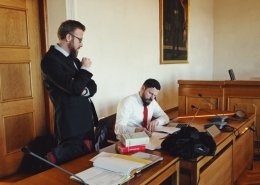 Rechtsanwälte Wullbrandt und Stehr im Mordprozess am Landgericht Ellwangen